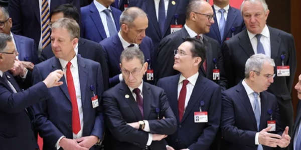 삼성전자 이재용 '중국발전포럼'서 글로벌 협력 모색, 현지 기업 회동도 예정