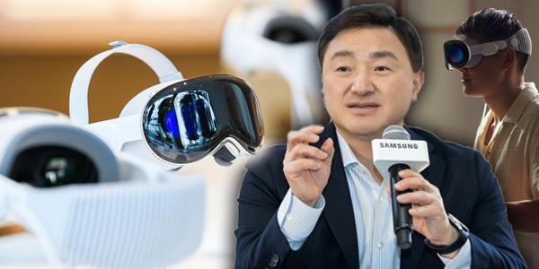 삼성전자 애플 '비전프로'의 단점 극복했다, 노태문 XR '무한' 해상도·가격으로 차별화