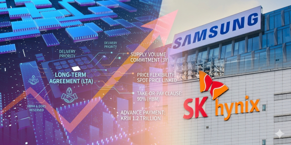 삼성전자·SK하이닉스 메모리 장기계약 조건 손본다, '선급금 30%' '가격인하폭 제한' 추진