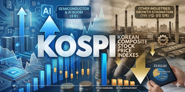 반도체 걷어내면 국내 기업 '마이너스 성장', 슈퍼사이클에 가려진 K경제 '민낯' 커지는 우려  