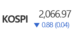 코스피 4거래일 만에 소폭 하락, 코스닥지수는 올라 700선 회복 