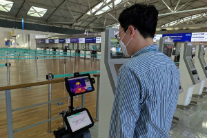 인천국제공항공사 발열확인 로봇 도입, 구본환 “스마트방역체계 구축”