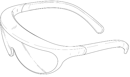 삼성전자 증강현실 스마트안경 디자인 출원, 금속 합성소재로 제작 