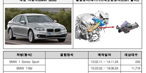 국토부 BMW 520d 72개 차종 22만 대 추가 리콜, 캐딜락CT6도