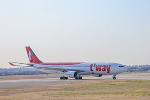 티웨이항공 대형기 A330-300 3호기 도입 완료, 기단 30대로 확대 
