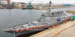 HD현대중공업 차세대 이지스함 2번함 건조 시작, 한영석 “해군력 강화 기여”