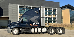 SK이노베이션 투자한 미국 아모지, 세계 최초 암모니아로 대형트럭 구동