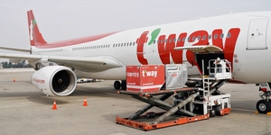 티웨이항공 국제선 화물운송 2배 이상 늘어, A330-300 기종 도입 효과