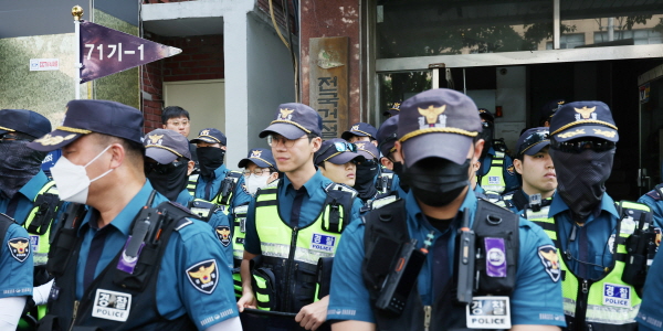 경찰, 1박2일 야간집회 혐의 민주노총 산하 건설노조 압수수색