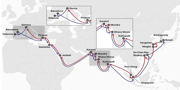 HMM 인도·지중해 신규 컨테이너 운반서비스 개시, 8월6일 첫 출항