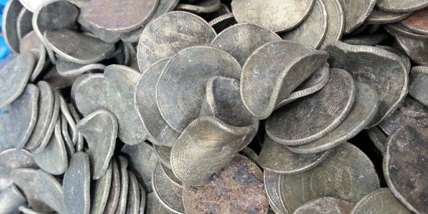한국은행 망가진 동전 팔아 10년 동안 166억 벌어, 폐기 주화 해마다 증가