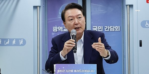 윤석열 “GTX 노선 완공 앞당기겠다”, 화성에서 광역교통 국민간담회 