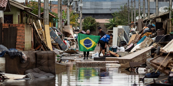 이재민 58만 나온 브라질 홍수, 국제연구진 “기후변화로 더 자주 찾아올 것”