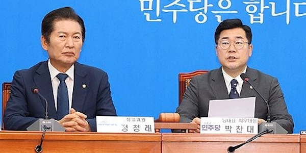 민주당 국힘의 핵무장론 비판, 정청래 "불가능한 정책", 박찬대 "치킨게임"