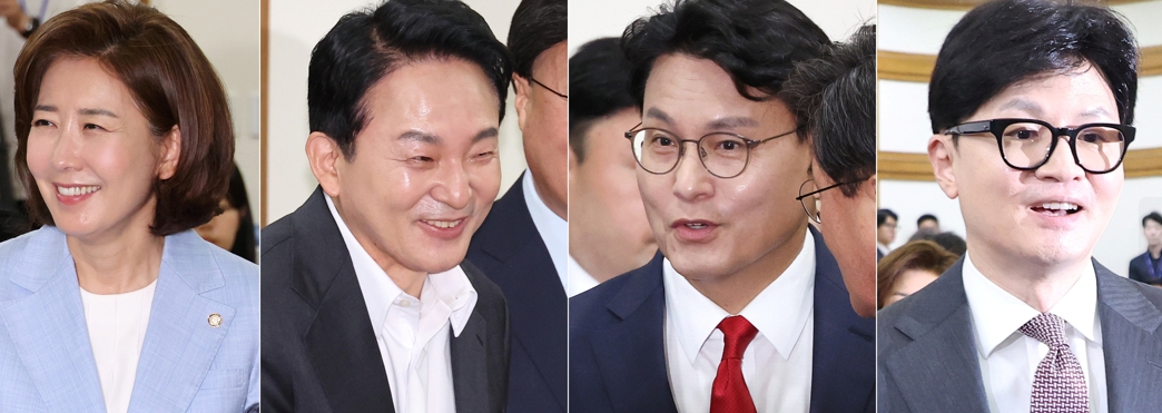[한국갤럽] 국민의힘 당대표 적합도, 한동훈 38% 원희룡 19% 나경원 14%