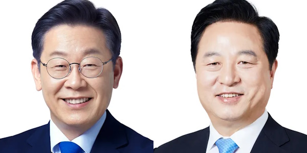 [미디어토마토] 민주당 당대표 경선 가상대결, 이재명 44.9% 김두관 37.8%