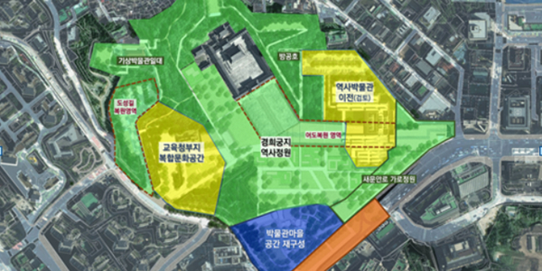 경희궁 일대에 서울광장 10배 역사문화공원 조성 결정, 돈의문 복원 검토