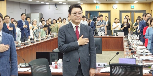 [현장] 국힘 신동욱 "누구나 '사이버렉카' 피해자 될 수도, 제2의 쯔양 막자"