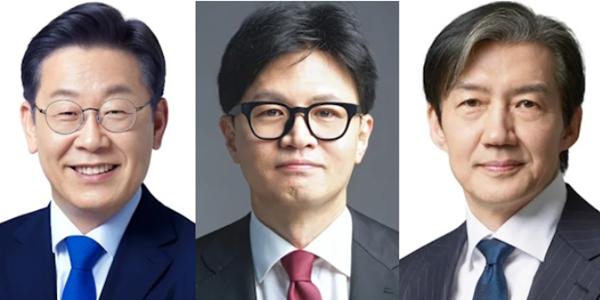 [한국갤럽] 차기 대선주사 지지도, 이재명 22% 한동훈 19% 조국 5%