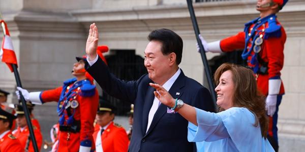 한국 페루 정상회담, 윤석열 