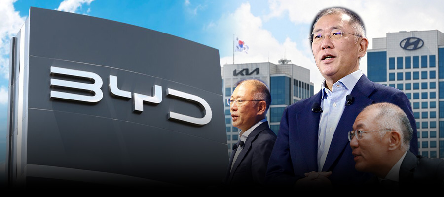 전기차 캐즘에 BYD 공습까지, 2025년 현대차그룹 정의선 묘수는 