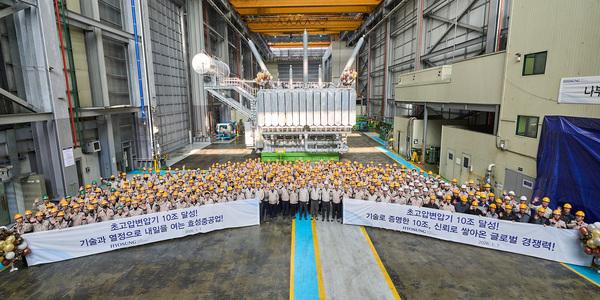 효성중공업, 창원공장 초고압변압기 누적 생산액 10조 넘어서 