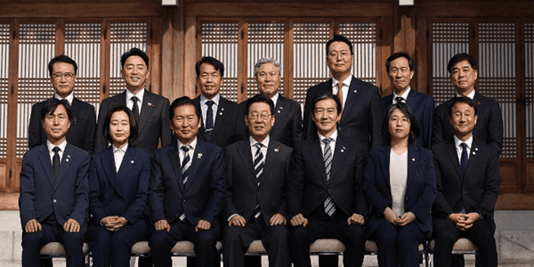 이재명 여·야 지도부와 오찬, 