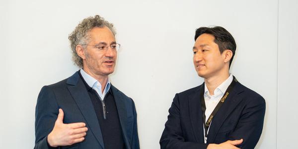 HD현대 회장 정기선 다보스포럼서 미국 팔란티어와 AI 협력 확대 논의