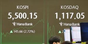 1월 외국인투자자 코스피 사고 코스닥 팔고, 채권은 3개월 연속 순투자