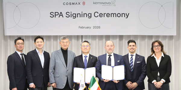 코스맥스 이탈리아 ODM 기업 '케미노바' 인수, 첫 유럽 생산기지 구축