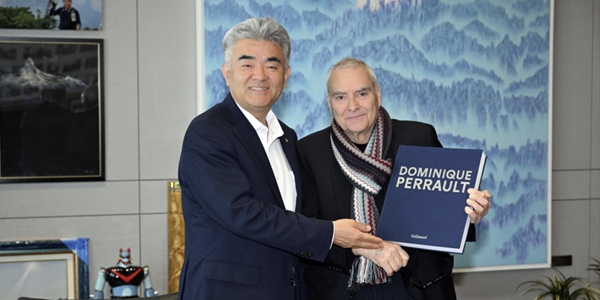 대우건설 정원주, 세계적 건축가 도미니크 페로와 도시 주거 미래 논하다