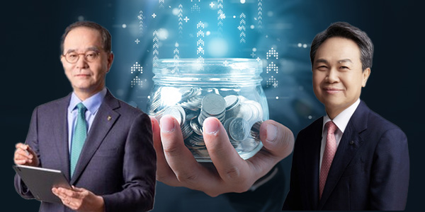 은행권 퇴직연금 경쟁에 회장이 직접 나선다, NH 이찬우 신한 진옥동 '