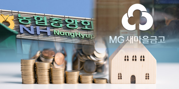 빗장 걸린 새마을금고 농협 가계대출, 상호금융권 '대출 한파'에 풍선효과 우려
