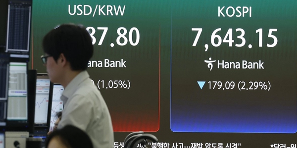 코스피 8천 턱밑에서 미끄러져, 개인투자자 주도형 수급장세 시험대 올랐다