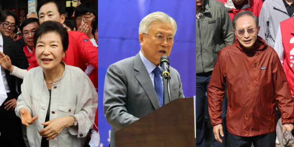 박근혜 본격 등판에 이명박·문재인 존재감까지, '전 대통령 참전' 지방선거 영향 줄까