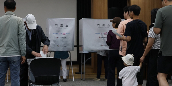 지방선거 사전투표율 23.5%로 역대 최고치, 지역별 전남 최고·대구 최저