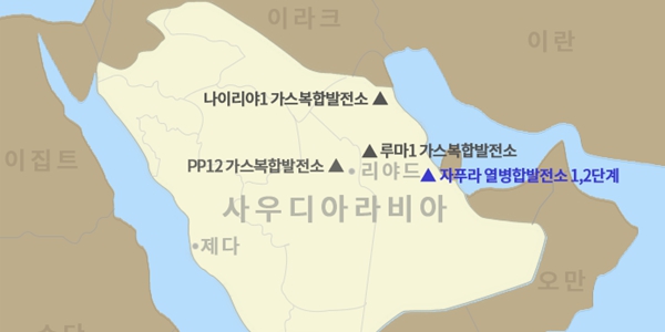 두산에너빌리티, 사우디아라비아 자푸라 열병합발전소 2단계 공사 수주