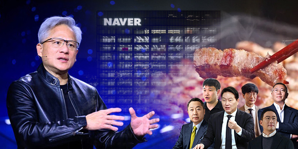 엔비디아 '젠슨 황' 삼겹살부터 야구장 시구에 네이버 사옥까지, 파격 동선 분석