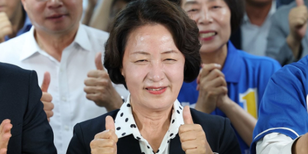 [6·3선거 개표/경기지사] 추미애 사상 첫 여성 광역단체장, '선명 행정'으로 대선 도전 기반 닦나