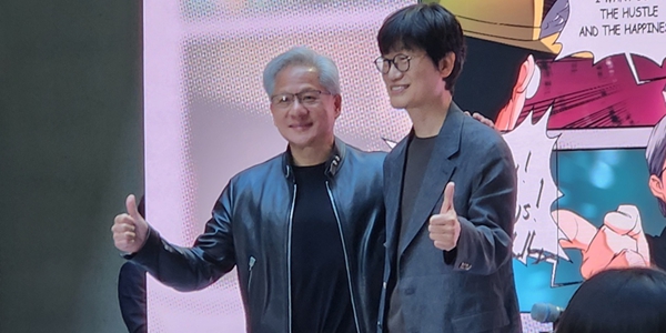 [현장] 젠슨 황 네이버 사옥 방문해 