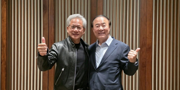 삼성전자 부회장 전영현 젠슨 황과 만나, 