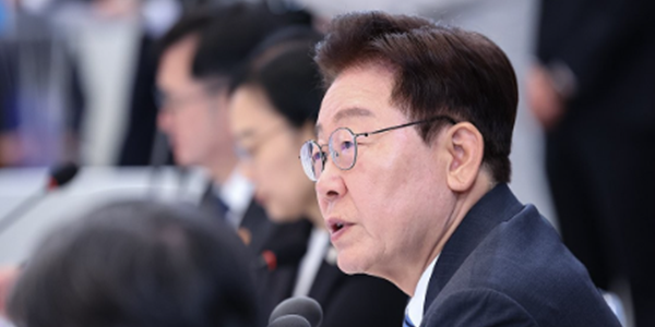 [조원씨앤아이] 이재명 '데드크로스 역전' 긍정평가 더 높아, 민주당 44.0% 국힘 37.2%