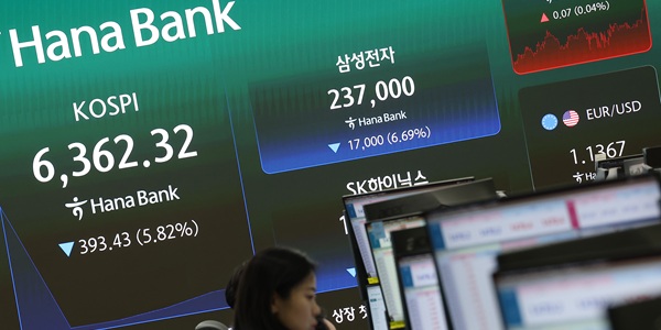 삼성전자 SK하이닉스 주가 하락은 미국 증시 '예고편' 분석, 동반 부진 피하기 어려워져