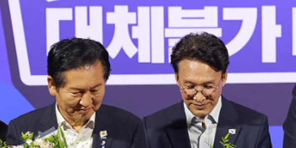[조원씨앤아이] 민주당+무당층 당대표 초박빙, 김민석 36.6% vs 정청래 34.3%
