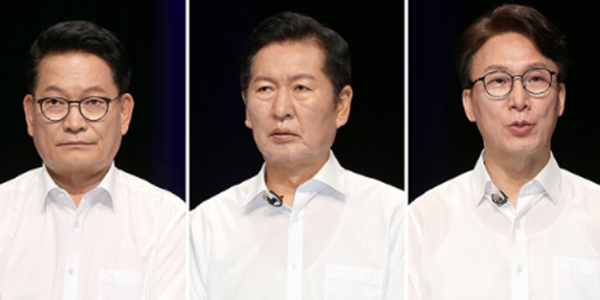 [조원씨앤아이] 민주당+무당층 당대표 지지도 초접전, 김민석 36.8% vs 정청래 34.7%