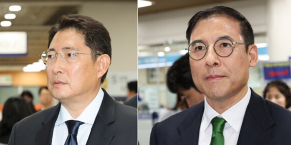 효성 회장 조현준 '조현문 강요미수' 재판 증인 출석, 