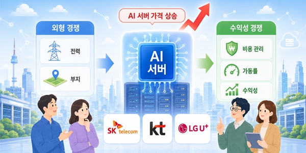 AI데이터센터에 조 단위 공격 투자 나선 통신3사, 엔비디아 AI 서버값 인상에 수익성 확보 '비상'