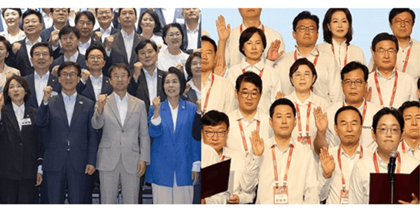 민주당 '입법전쟁' 국힘 '대여투쟁' 워크숍·연찬회 마무리, 정기국회 앞서 내부 결속 시험대